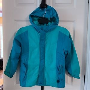 Girl's XS (6-7) Teal REI 3-in-1 Coat